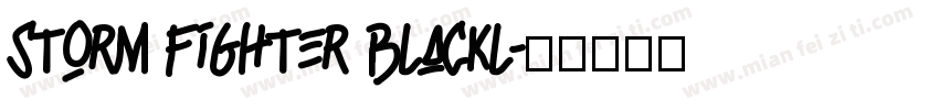 storm fighter blackl字体转换